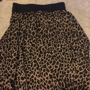 Animal print xxs LuLaRoe Lola skirt
